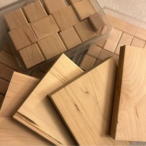 🪵 #2 Bundle of Wood Blocks (107 pieces) *NO BUNDLING*